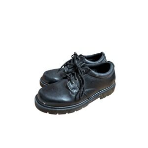 Vintage Y2K Route 66 Oxford Shoes Black Chunky Size 7.5